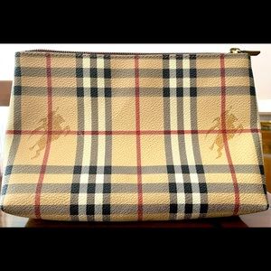 Burberry Zip Pouch - Vintage - Haymarket Check Pattern